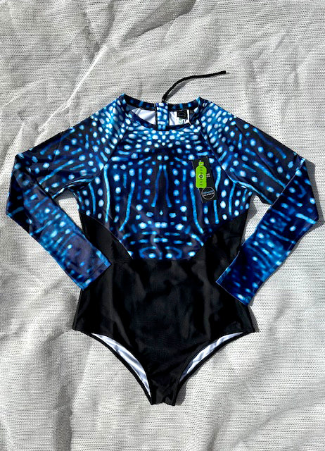 Whaleshark Orca  Back Zip Suit  Repreve® Fabric