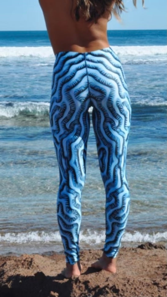 Coral Bay - Eco Leggings - Repreve® Fabric – Ningaloo Swimwear